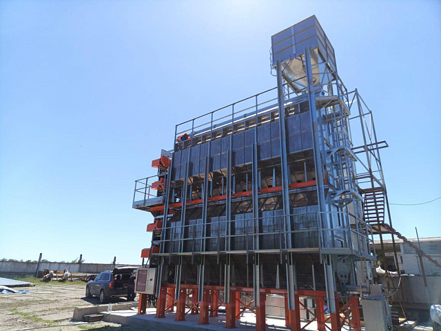 Сушилки конвеерные колонковые и шахтно жалюзийные