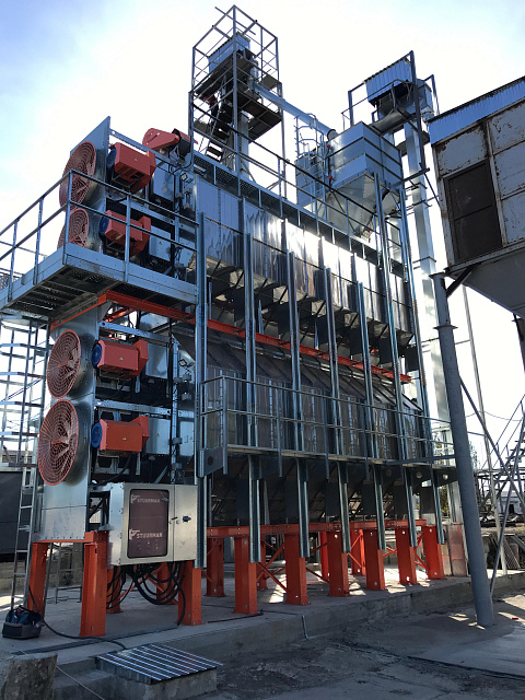 Сушилки конвеерные колонковые и шахтно жалюзийные