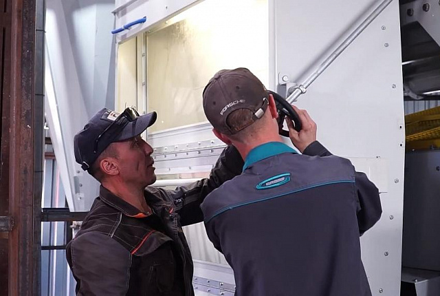 Монтаж ЗАВ-60 ТОО "АгроКом Ленд", п. Каратал. 2021 год.