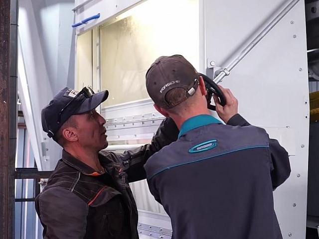 Монтаж ЗАВ-60 ТОО "АгроКом Ленд", п. Каратал. 2021 год.